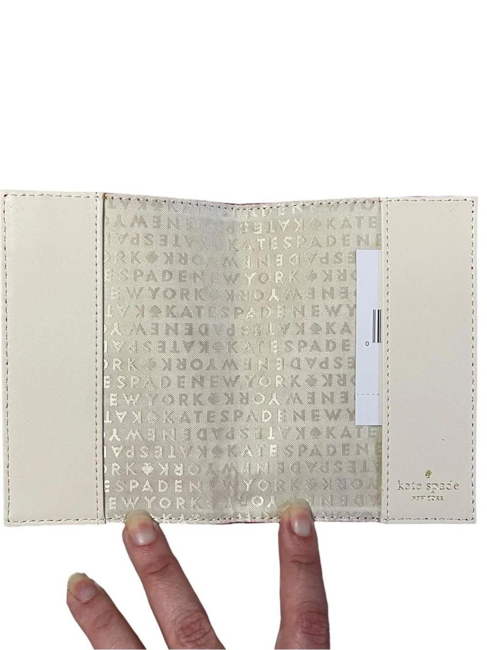 Kate Spade Radish Pink Saffiano Leather Passport Holder SEE DESCRIPTION PLEASE!